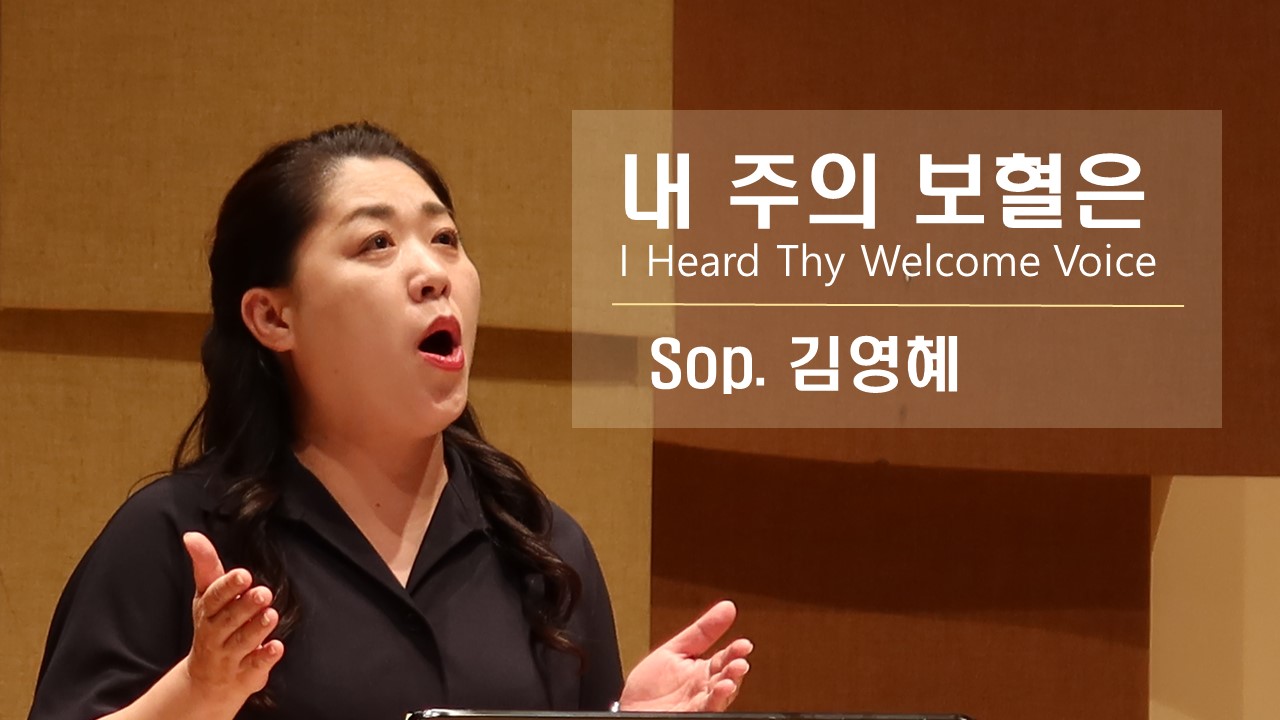 [찬송 Solo] 내 주의 보혈은 | I Heard Thy Welcome Voice | S...